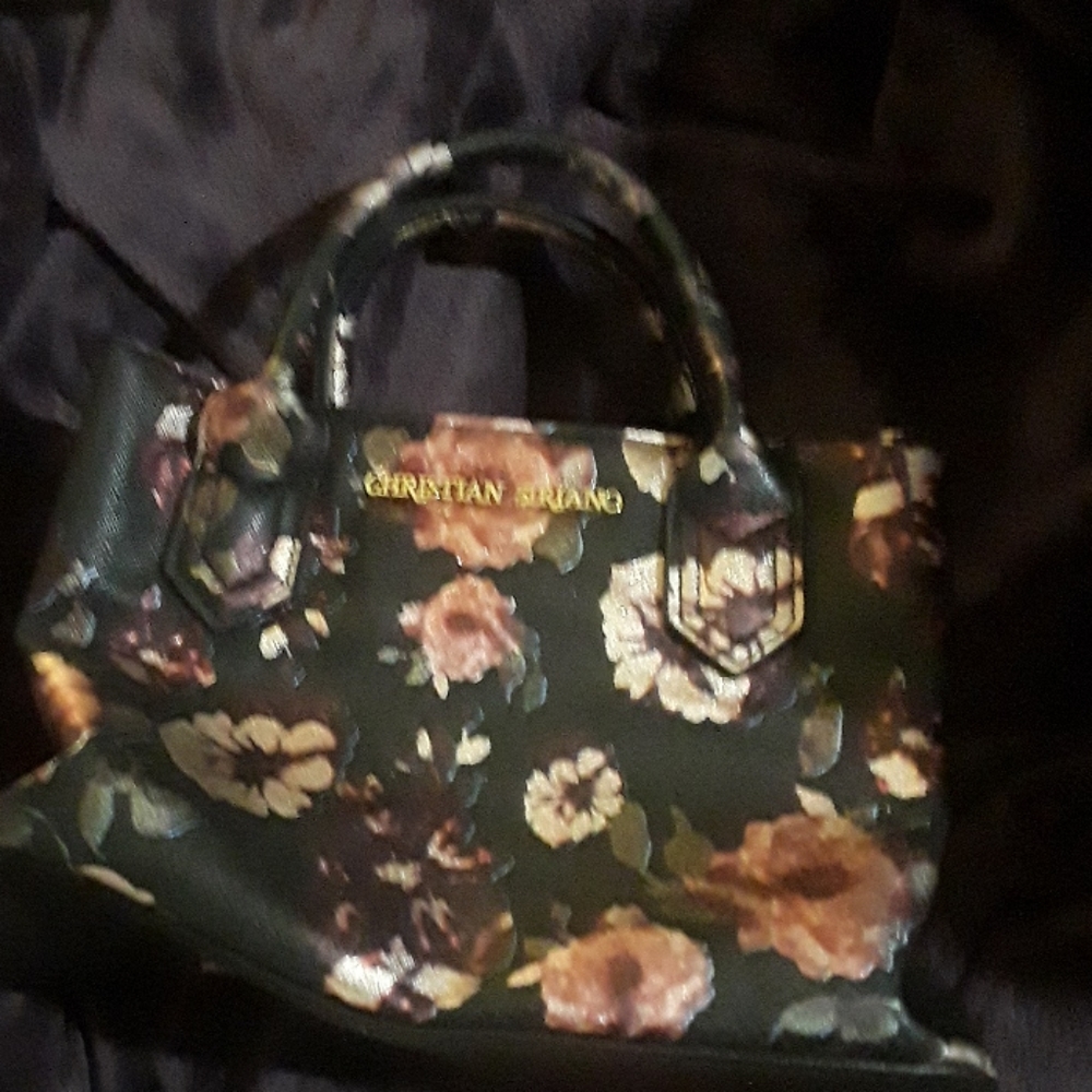 Floral print purse